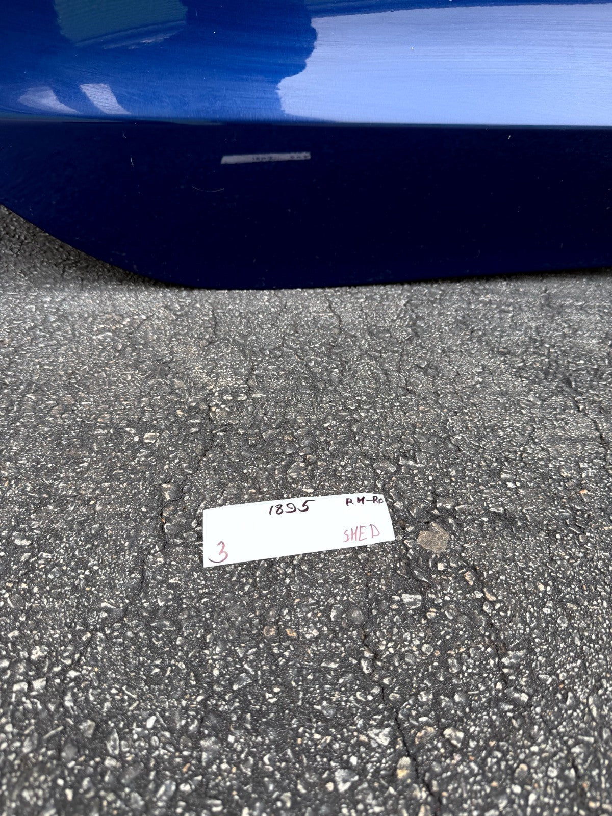 2017-2023 TESLA MODEL 3 REAR RIGHT PASSENGER SIDE DOOR SHELL OEM, 1081440-E0-C