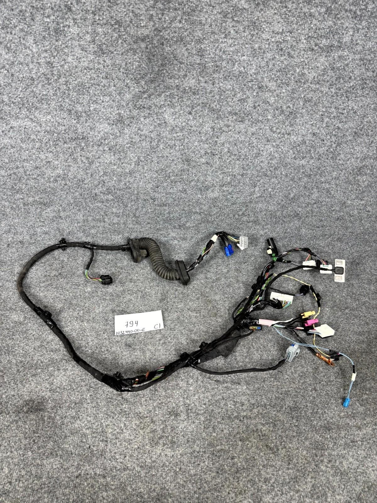 2016-2020 Tesla Model X Front Right Side Door Wiring Harness OEM, 1032440-00-G