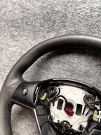 ♦️17-23 TESLA MODEL 3 STEERING WHEEL LEATHER W/ CONTROL SWITCH OEM, 1490214-00-B