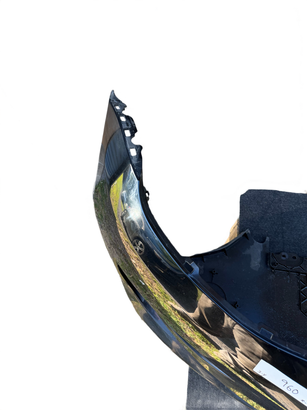 2017-2023 Tesla 3 Front Bumper Cover With Sensor Holes Black