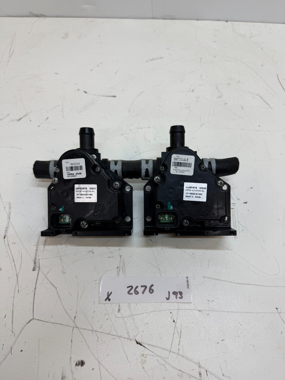 2016-2020 TESLA MODEL X HVAC HEATER COOLANT CONTROL VALVE ACTUATOR 4 WAY OEM