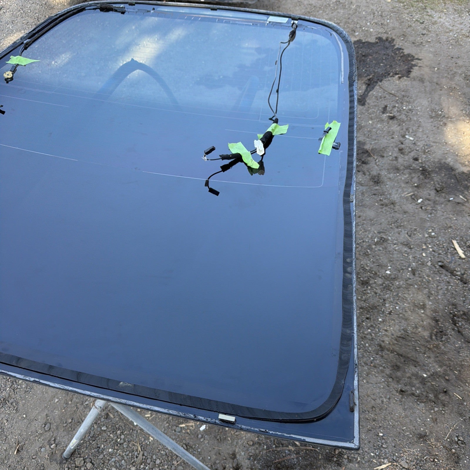 ⭕ 17-20 Tesla Model 3 M3 Rear Trunk Panoramic Backlite Glass 1472925-00-B