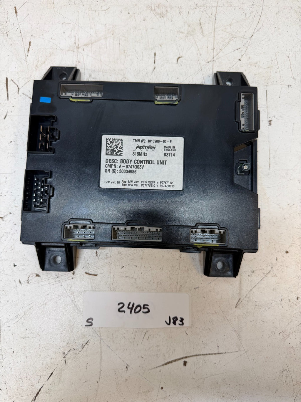2012-20 Tesla Model S Body Control Unit Module BCM Controller 1010906-00-F
