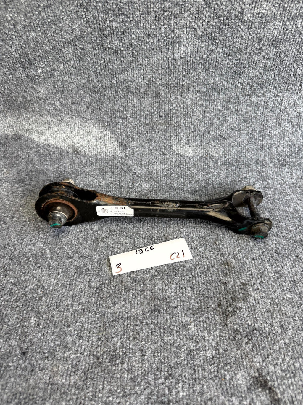 2017 – 2023 TESLA MODEL 3 REAR LEFT OR RIGHT UPPER CONTROL ARM OEM, 1044427-00-C