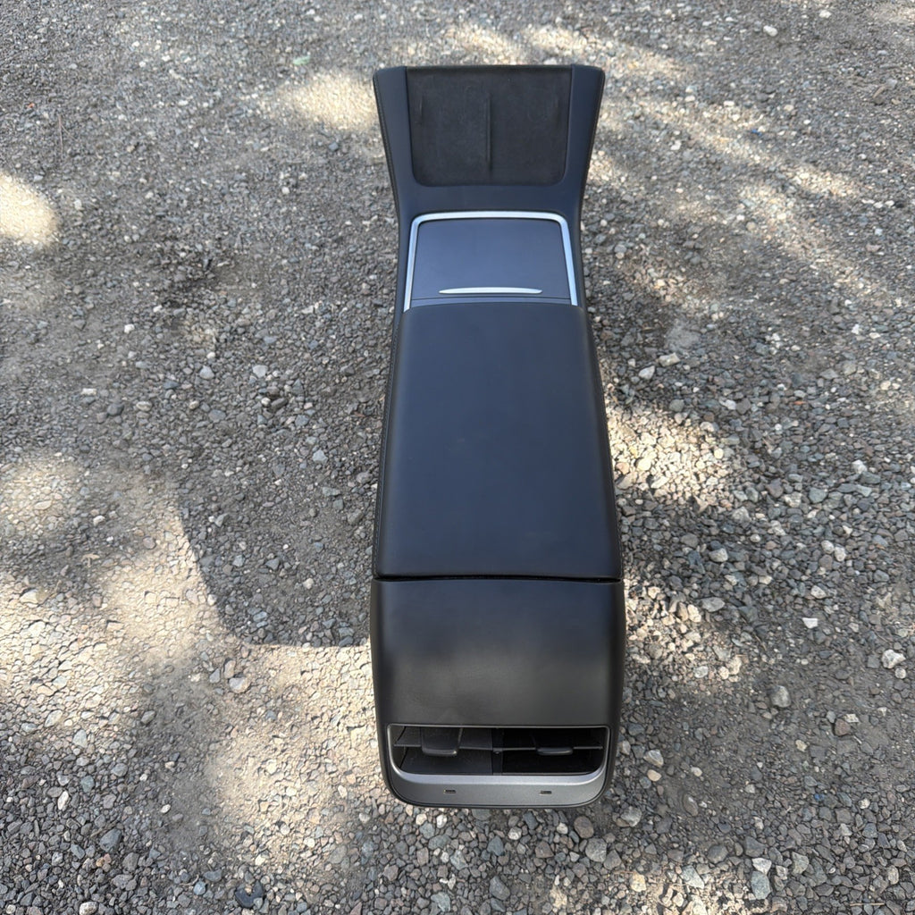 ♦️21-25 TESLA MODEL 3 CENTER CONSOLE ARMREST CUP HOLDER ASSEMBLY OEM