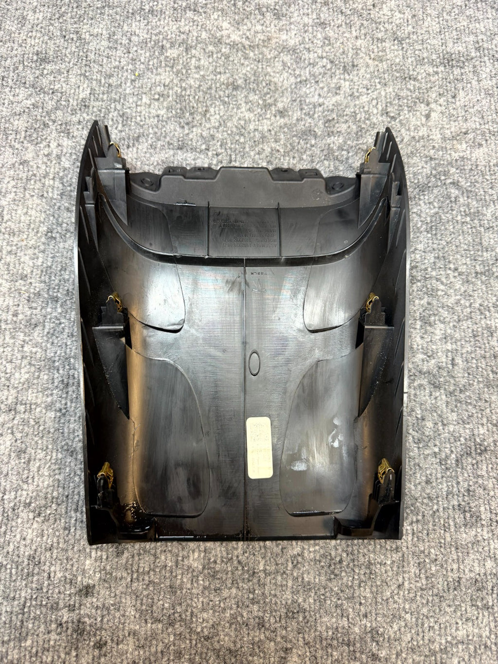 2020-2024 TESLA MODEL Y REAR CENTER CONSOLE BACK END TRIM COVER OEM, 108799200B