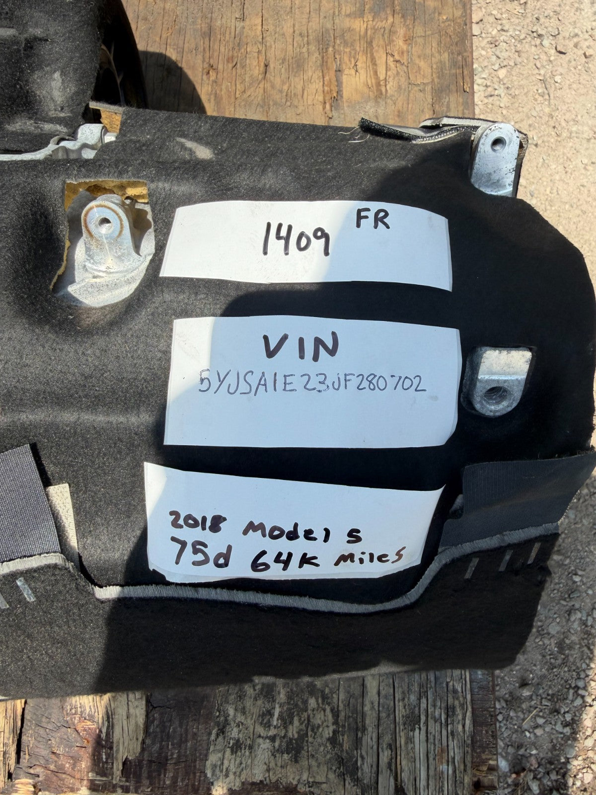 2018 Tesla Model S AWD Front Drive Unit Electric Motor 1035000-00-J