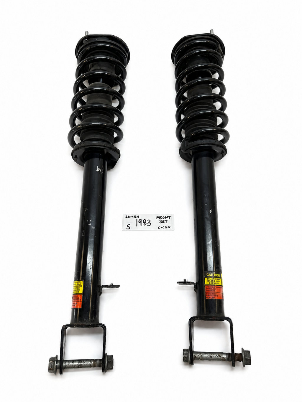 12-20 Tesla Model S Front Left & Right Shock Absorber Strut Spring Assembly Set