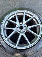 ♦️ 2017 - 2023 TESLA MODEL 3 ALLOY WHEEL RIM WITH TIRE OEM, 1044221-00-A