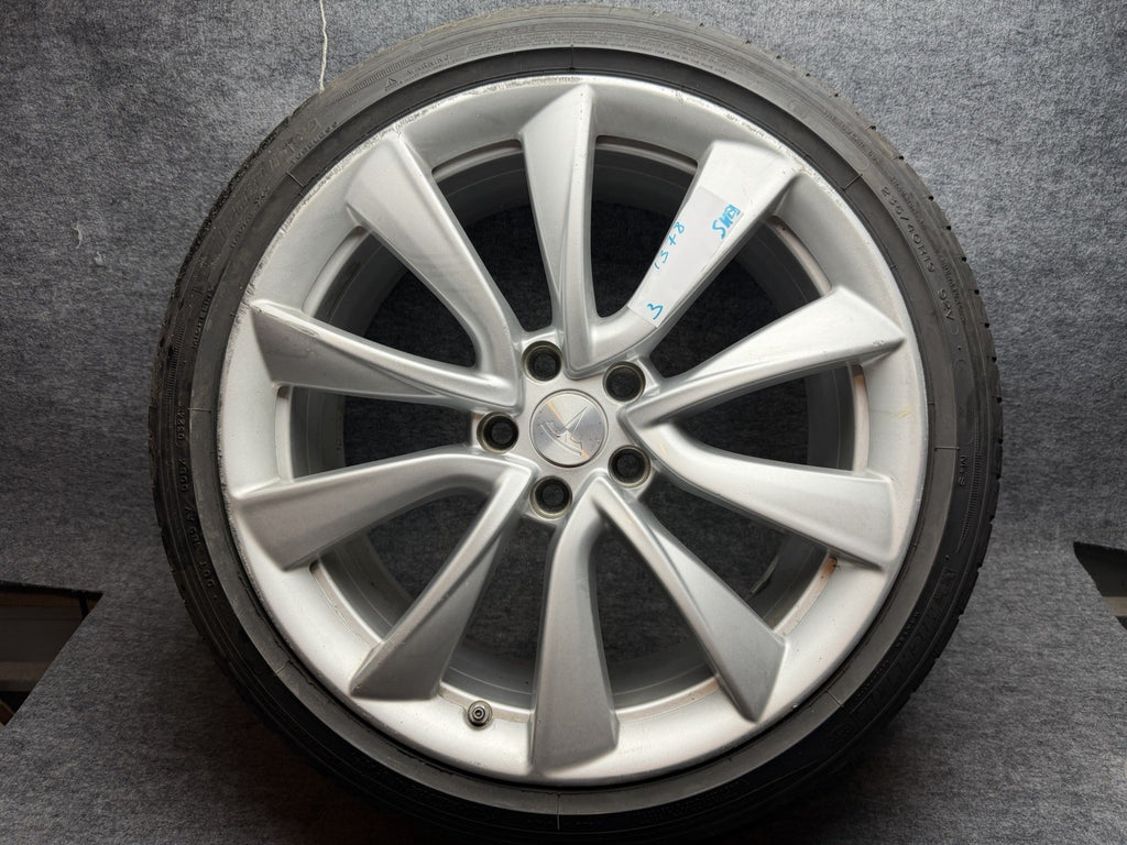 ♦️2017 – 2023 TESLA MODEL 3 ALUMINUM REPLACEMENT WHEEL TIRE OEM, 1044224-00-A