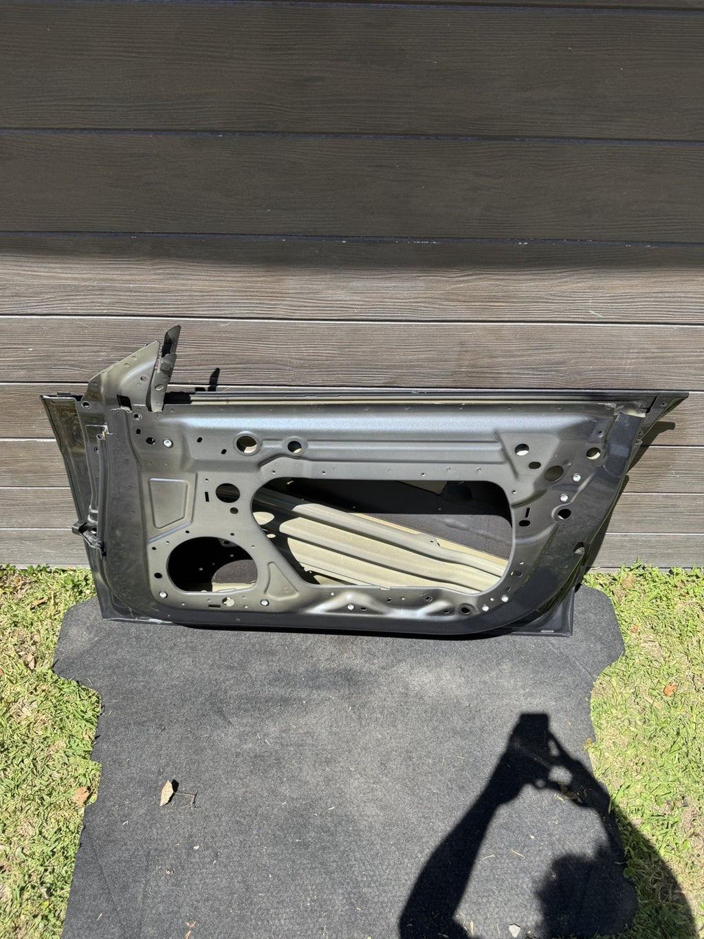 2017-2023 TESLA MODEL 3 FRONT RIGHT PASSENGER SIDE DOOR SHELL PANEL GRAY OEM