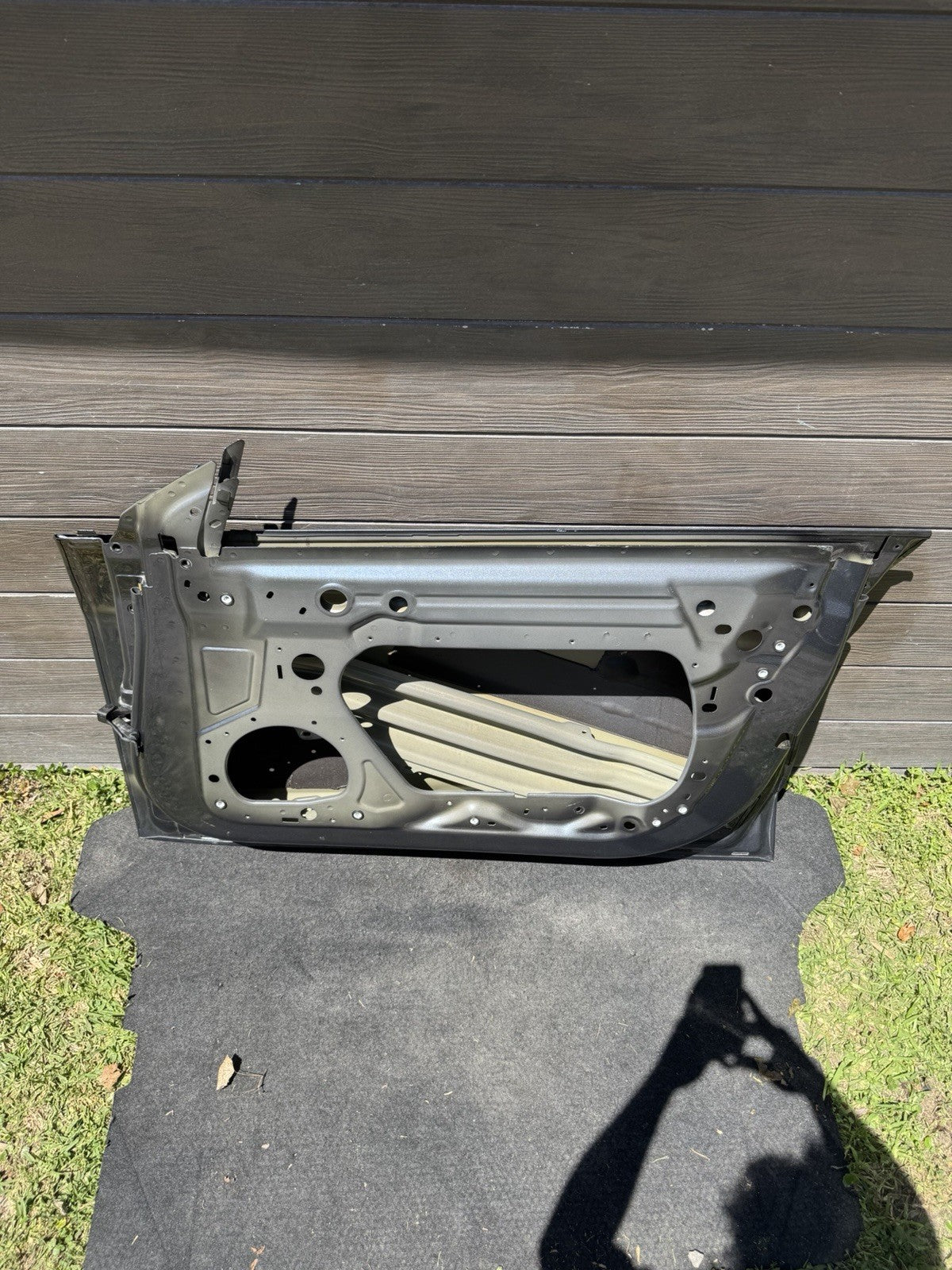 2017-2023 TESLA MODEL 3 FRONT RIGHT PASSENGER SIDE DOOR SHELL PANEL GRAY OEM