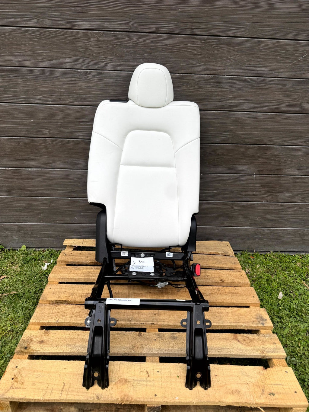 2020-2024 TESLA MODEL Y REAR RIGHT UPPER SEAT CUSHION W/ FRAME OEM, 1494840-91-B