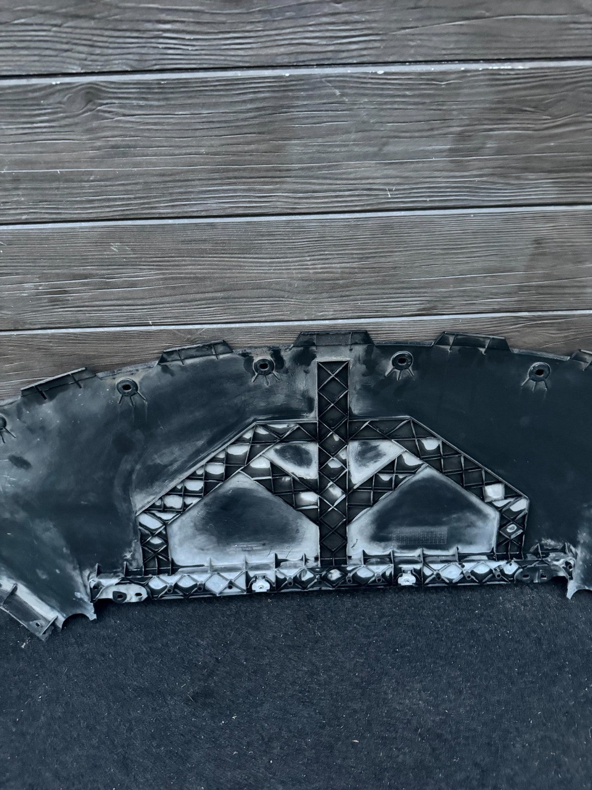 2017-2023 TESLA MODEL 3 FRONT BUMPER UNDERBODY LOWER BOARD COVER OEM, 108417400D