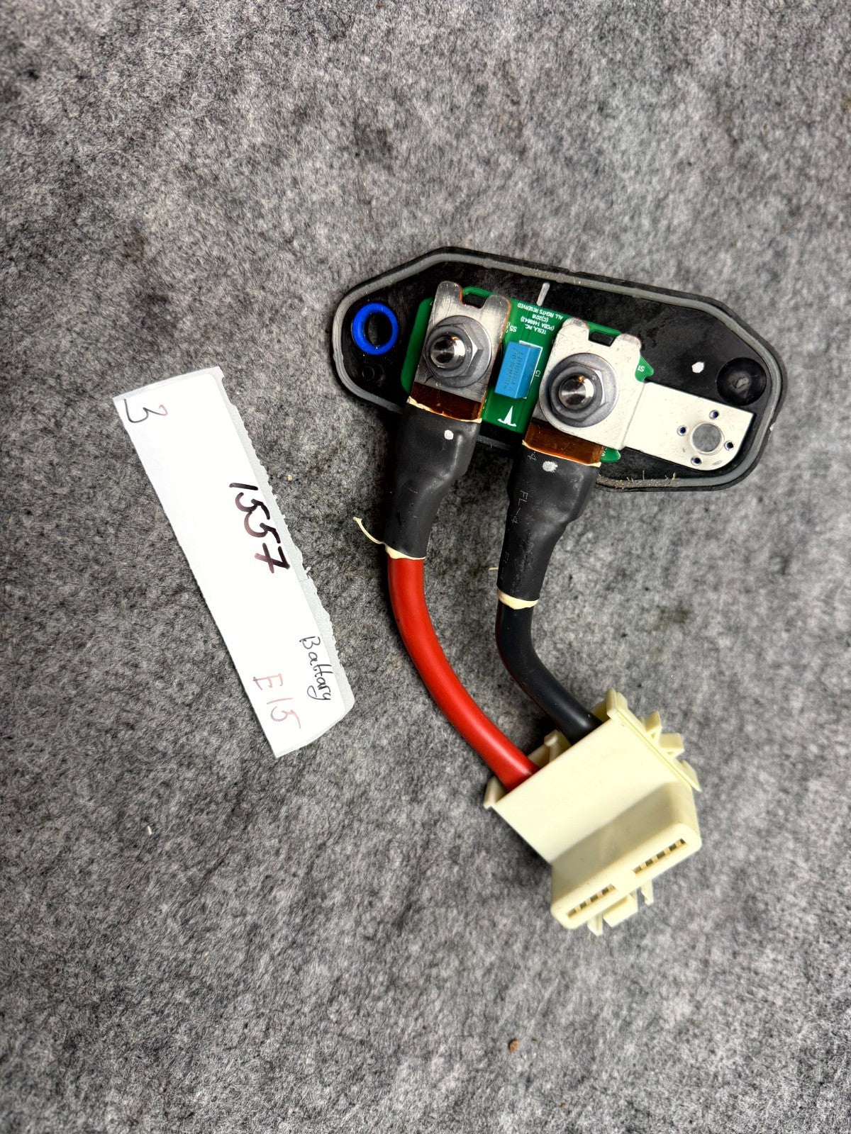 ♦️2017 - 2023 TESLA MODEL 3 Y BATTERY CABLE CONNECTORS OEM, 1478576-01-A