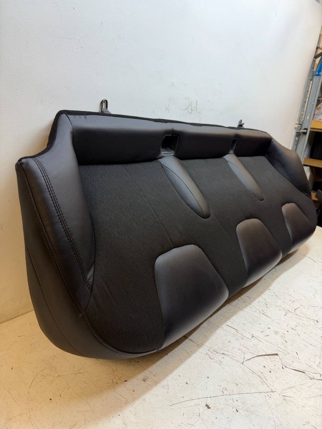 2012-2020 TESLA MODEL S REAR LOWER BOTTOM SEAT CUSHION BLACK OEM 1037338-01-A