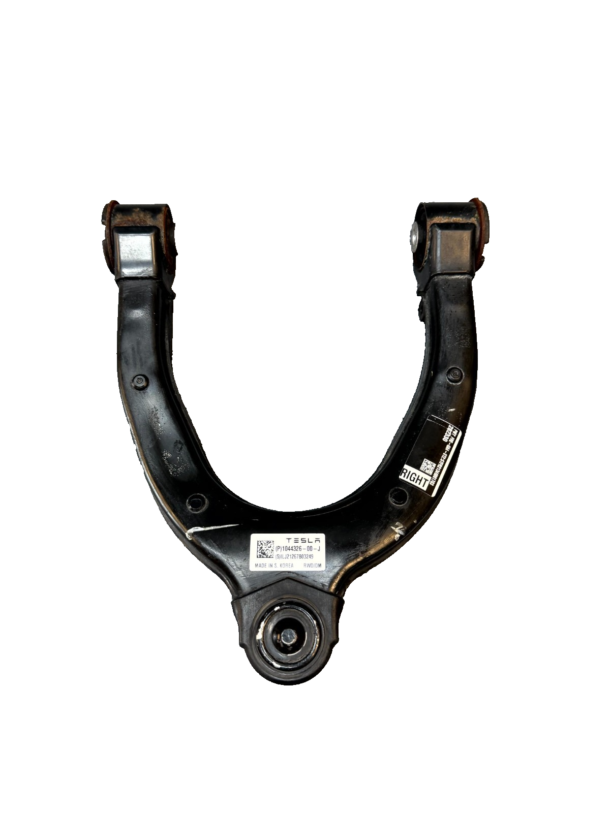 2020 - 2024 TESLA MODEL Y FRONT RIGHT UPPER CONTROL ARM OEM, 1044326-00-J