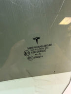 2017-2020 Tesla Model 3 Front Driver Side Door Window Glass Left 43R-004530