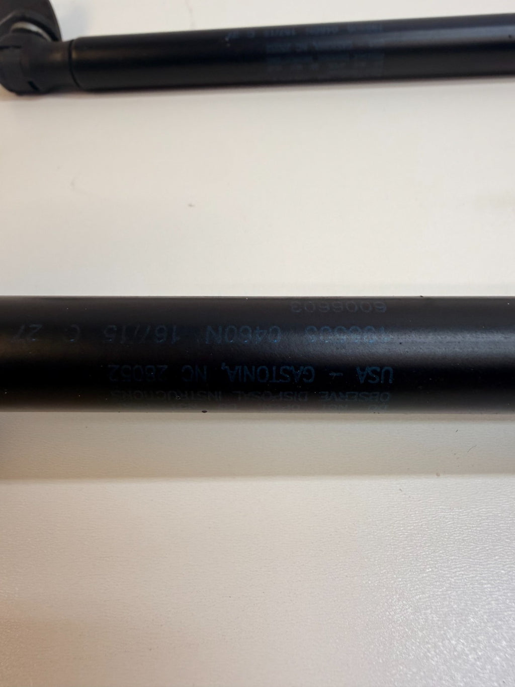 2012-2016 Tesla Model S PAIR Left & Right Hood Lift Gas Strut 195505 0460N