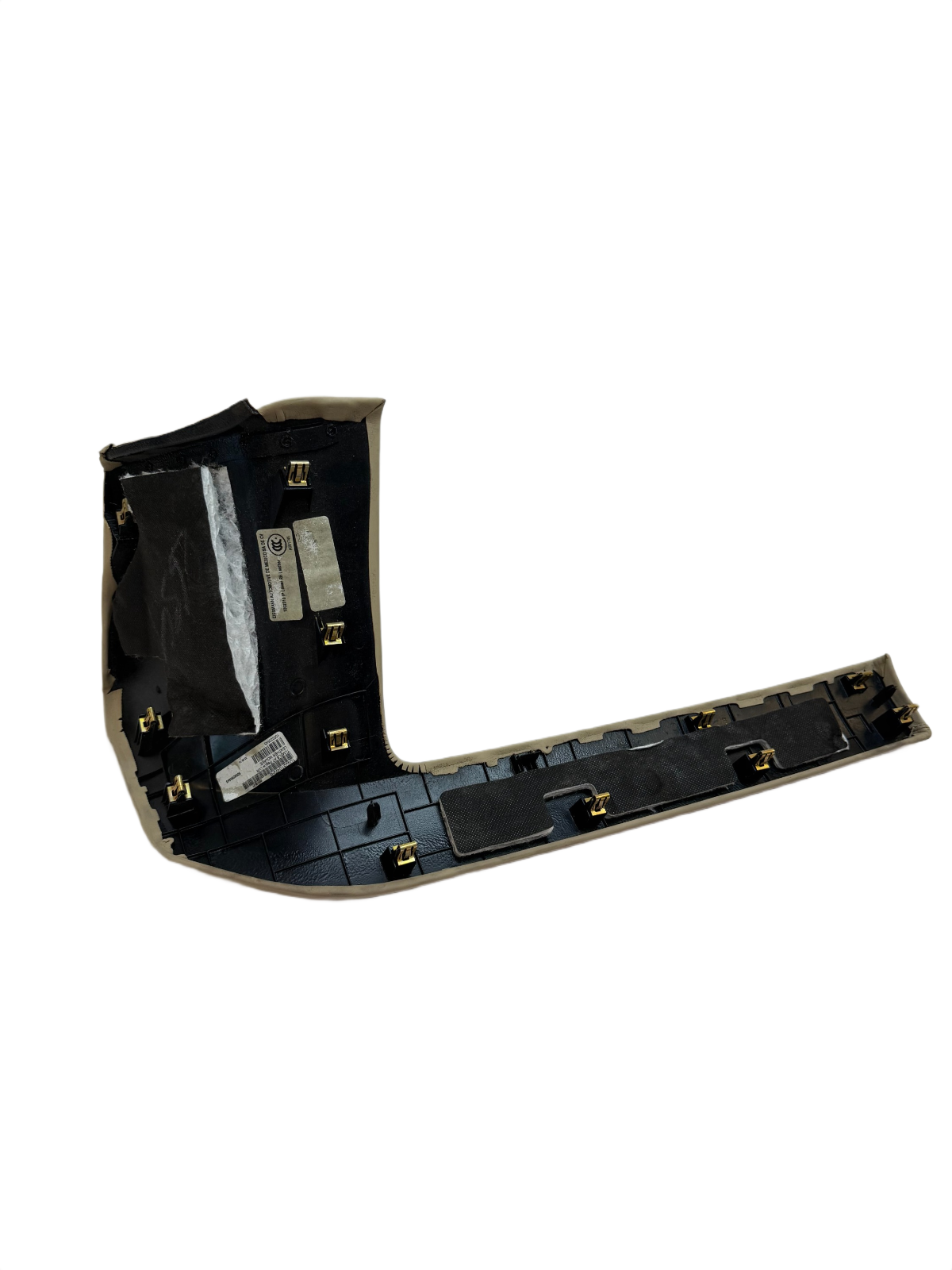 2012-2016 TESLA MODEL S FRONT RIGHT DASHBOARD UNDER GLOVE BOX TRIM 1002310-02-E