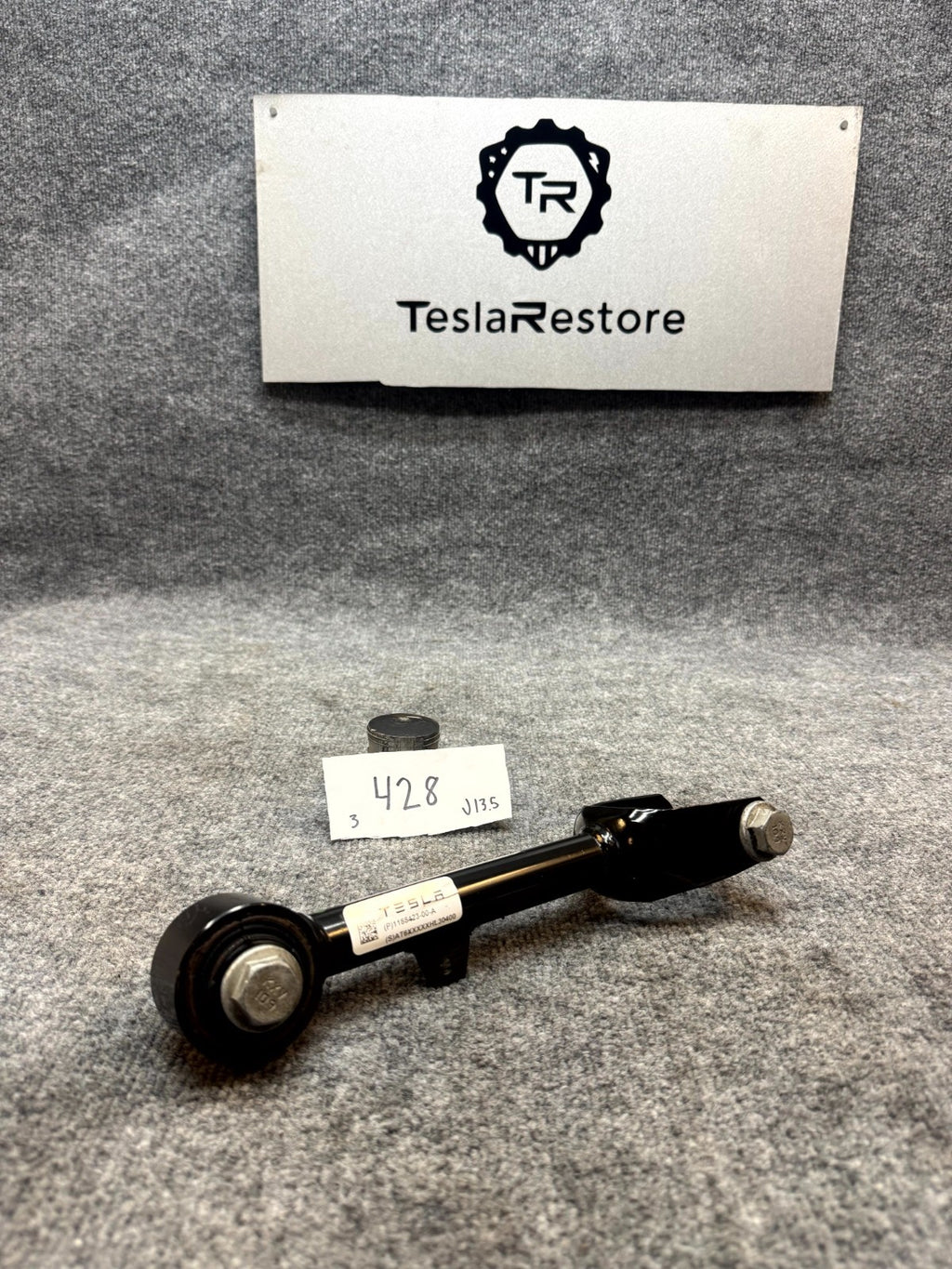 2017 - 2023 TESLA MODEL 3 REAR LEFT SIDE UPPER CONTROL ARM OEM, 1188423-00-A