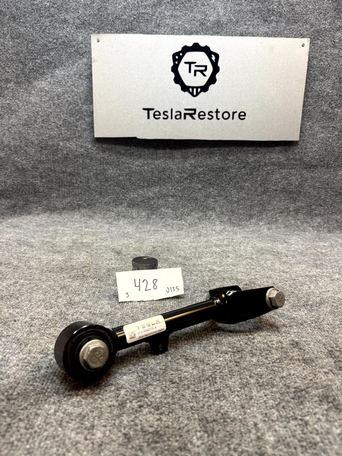 2017 - 2023 TESLA MODEL 3 REAR LEFT SIDE UPPER CONTROL ARM OEM, 1188423-00-A