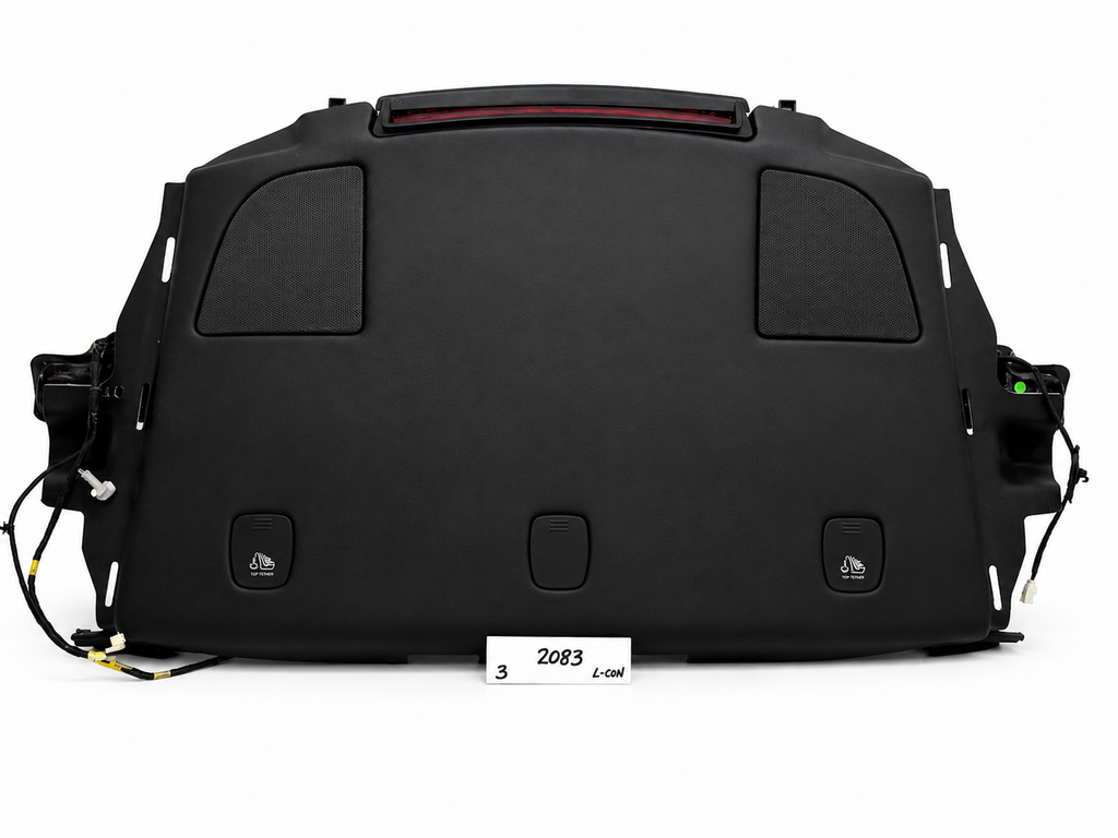 2017-2023 TESLA 3 REAR DECK SHELF PACKAGE TRAY TRIM PANEL COVER W/ SPEAKERS