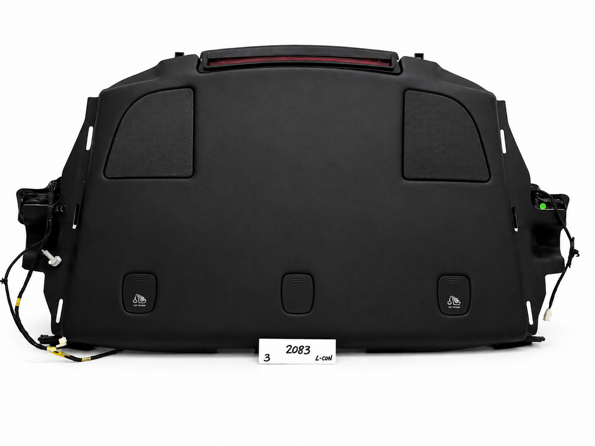2017-2023 TESLA 3 REAR DECK SHELF PACKAGE TRAY TRIM PANEL COVER W/ SPEAKERS
