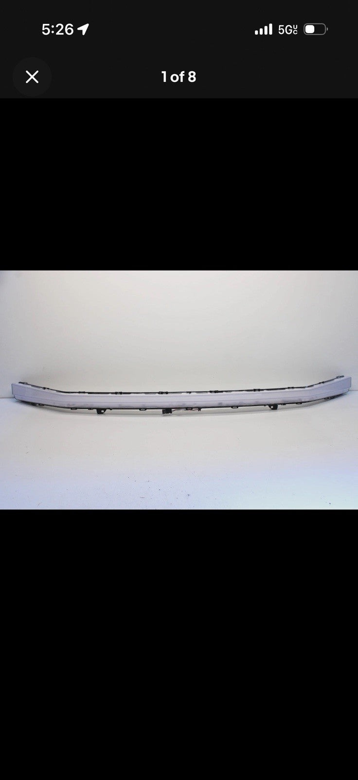 2024-2026 TESLA CYBERTRUCK FRONT CENTER DRL LIGHT LAMP BAR LED OEM 1806407-00-F