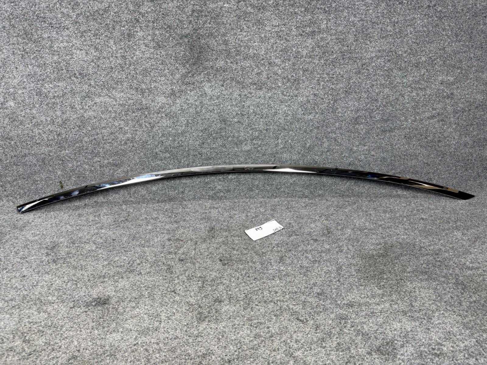 2016-2020 Tesla Model X Front Right Upper Door Window Molding OEM, 1128872-00-G