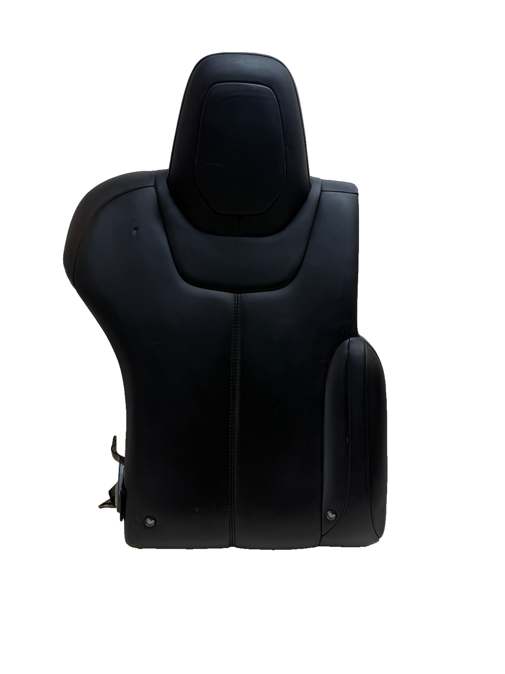 2012-2020 TESLA MODEL S REAR RIGHT SEAT UPPER CUSHION BLACK LEATHER