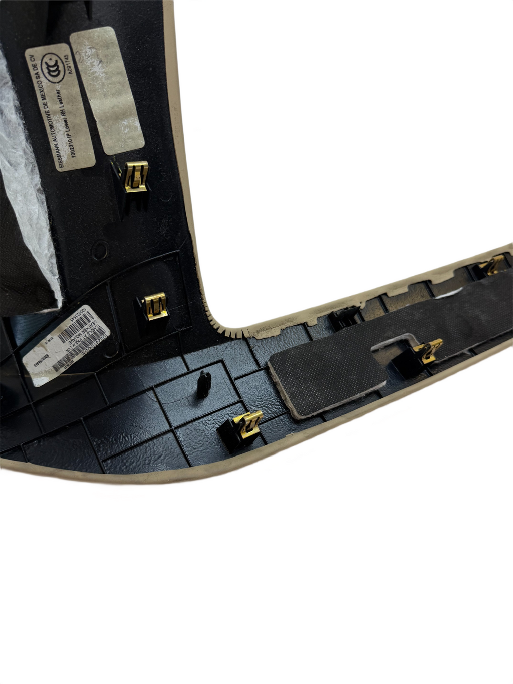 2012-2016 TESLA MODEL S FRONT RIGHT DASHBOARD UNDER GLOVE BOX TRIM 1002310-02-E