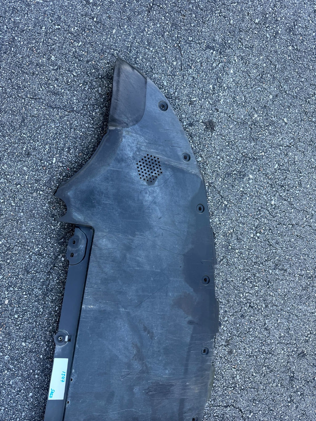 ♦️17 - 23 TESLA MODEL 3 FRONT BUMPER LOWER SPLASH SHIELD COVER OEM, 1084174-00-D