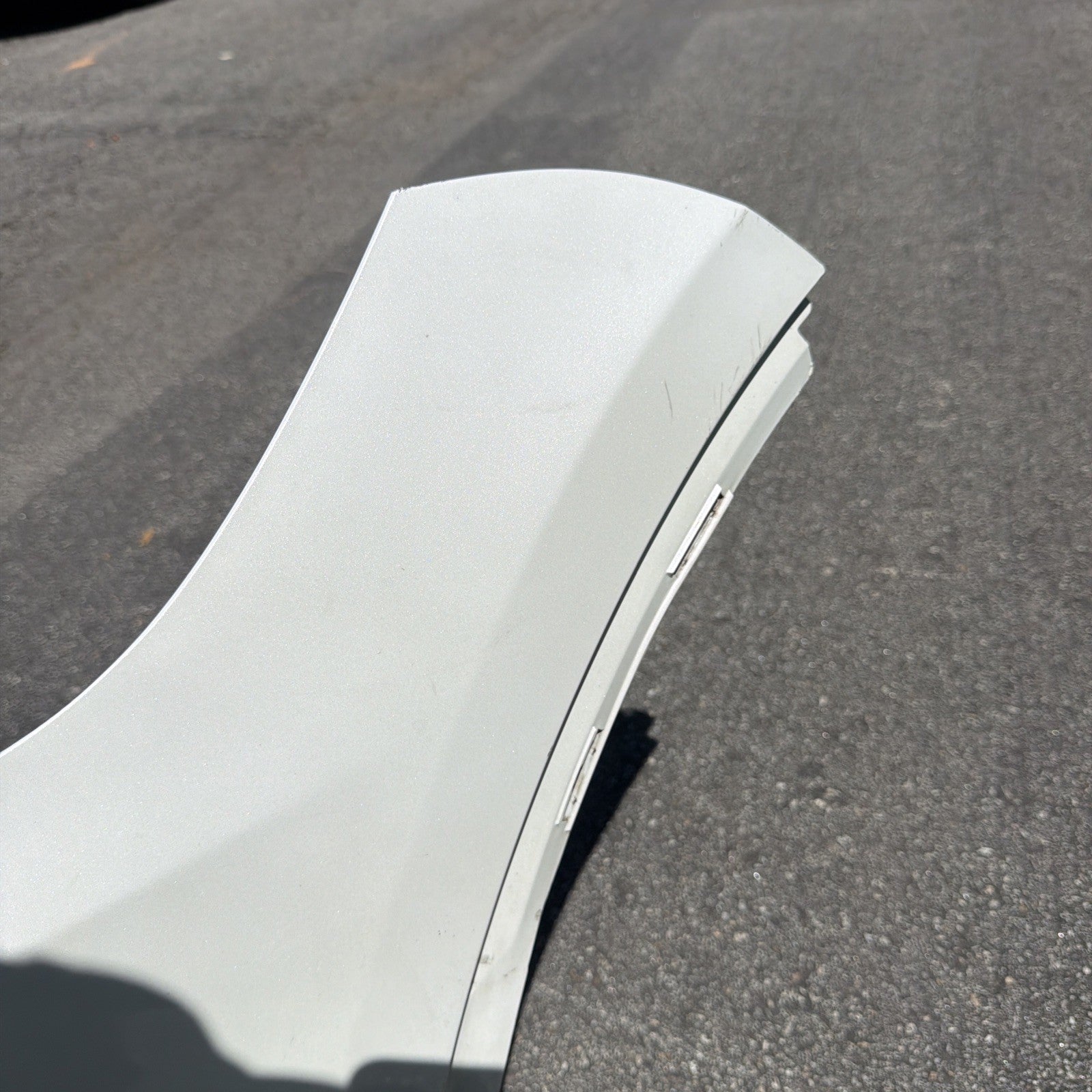 2021-2025 Tesla Model X Front Bumper Cover White WITHOUT Sensor 1588184-S0-B