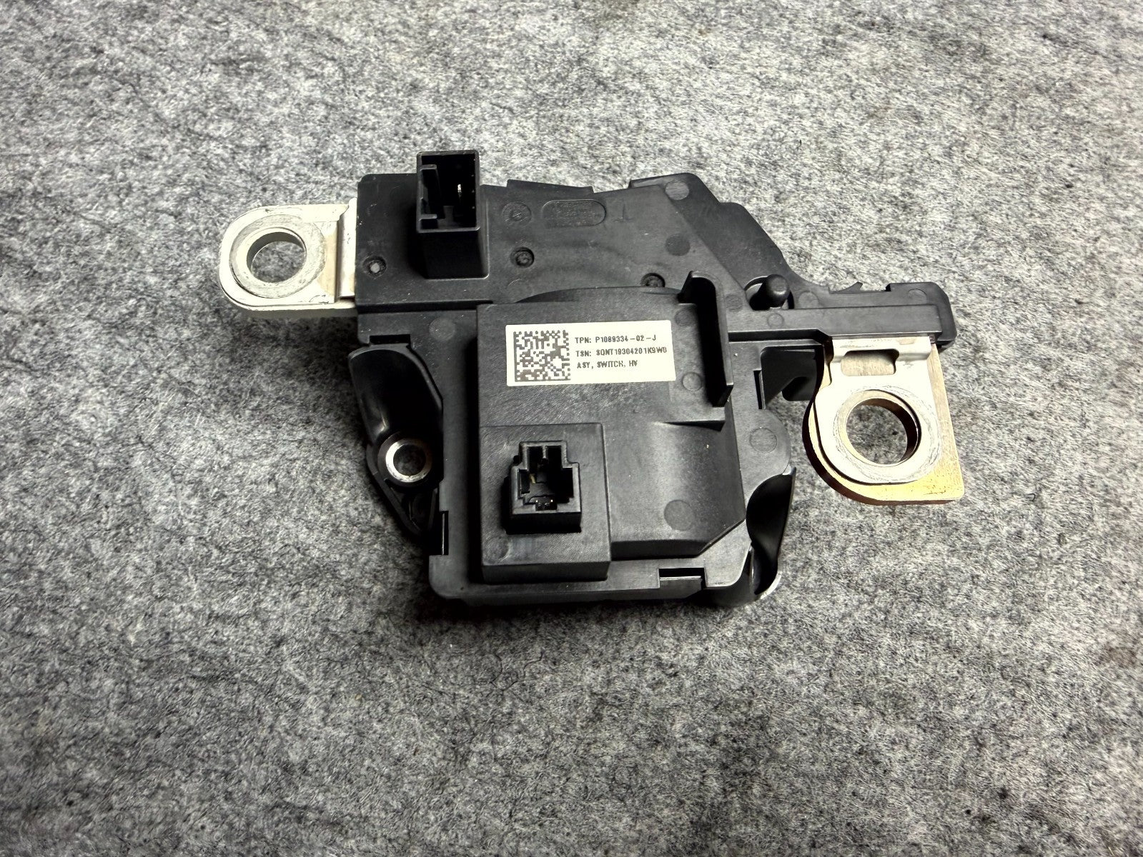 ♦️17-23 TESLA MODEL 3 HIGH VOLTAGE BATTERY PACK CONTACTOR POS OEM, 1089334-02-J