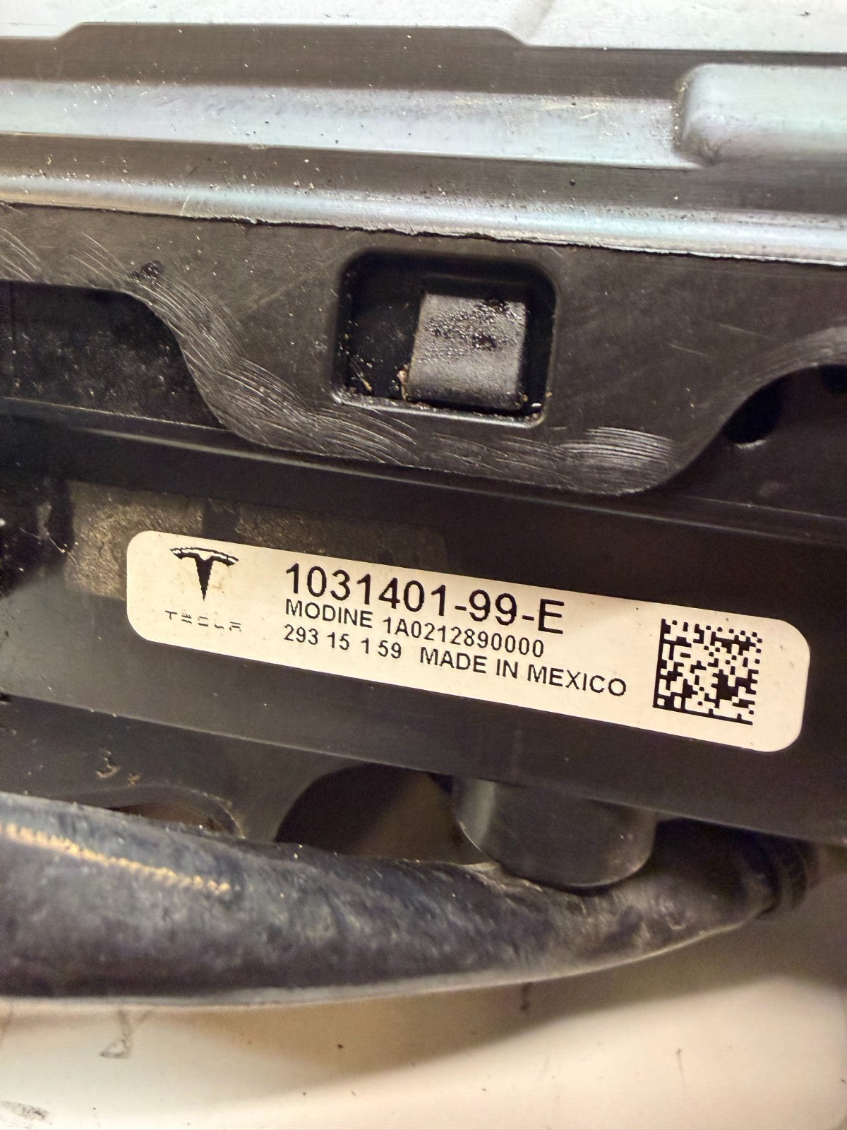 2016-2020 Tesla Model X Radiator Condenser Cooling Fan Assembly OEM 1031401-99-E