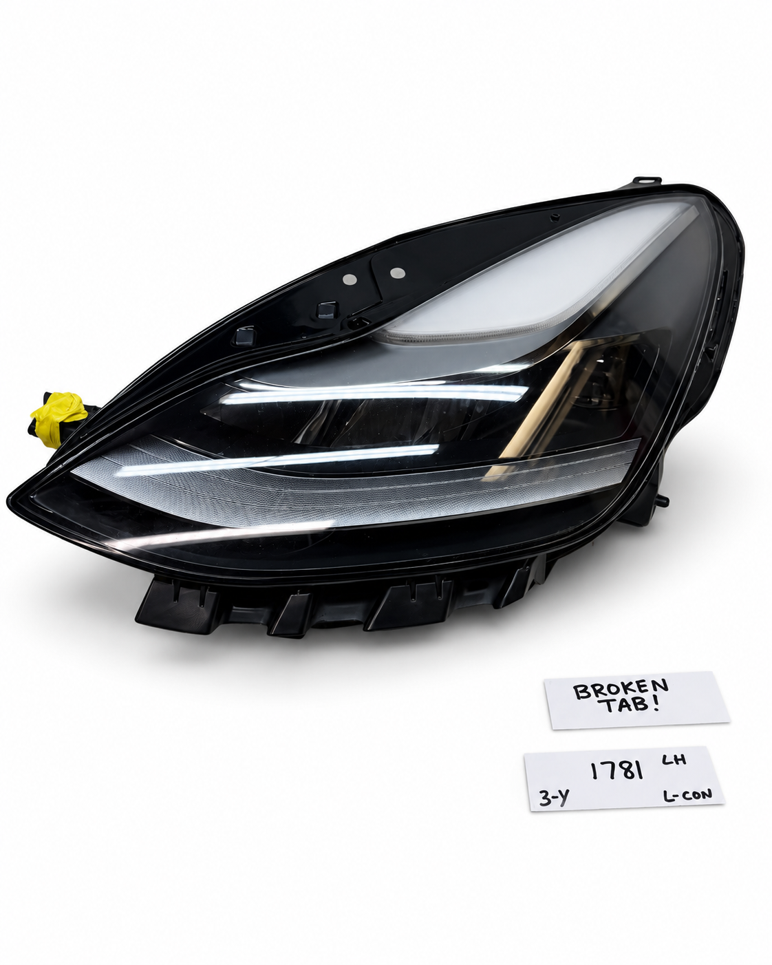 2017-2023 Tesla Model 3 Y LED Projector Headlight Assembly Left Driver Side