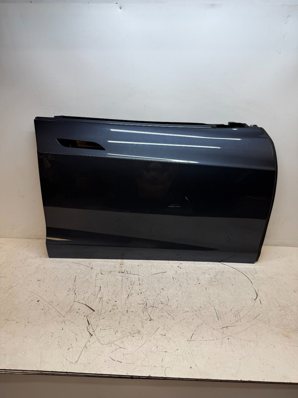 2012-2016 TESLA MODEL S FRONT RIGHT PASSENGER SIDE DOOR SHELL PANEL OEM