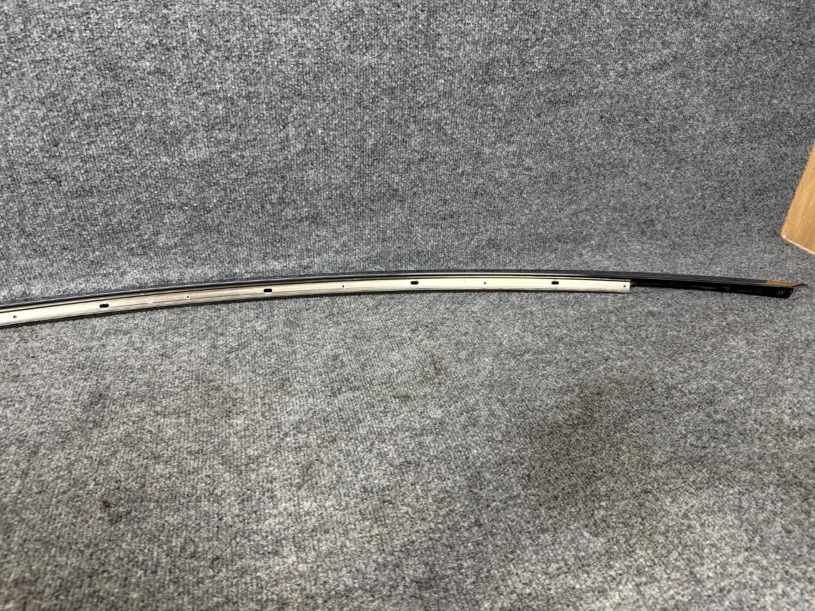 2016-2020 Tesla Model X Front Right Upper Door Window Molding OEM, 1128872-00-G