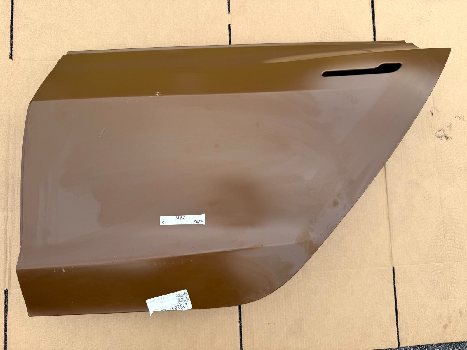 2024 - 2025 TESLA MODEL 3 REAR LEFT DRIVER SIDE DOOR SHELL OEM, 1751847-E0-A