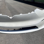 2021-2025 Tesla Model X Front Bumper Cover White WITHOUT Sensor 1588184-S0-B