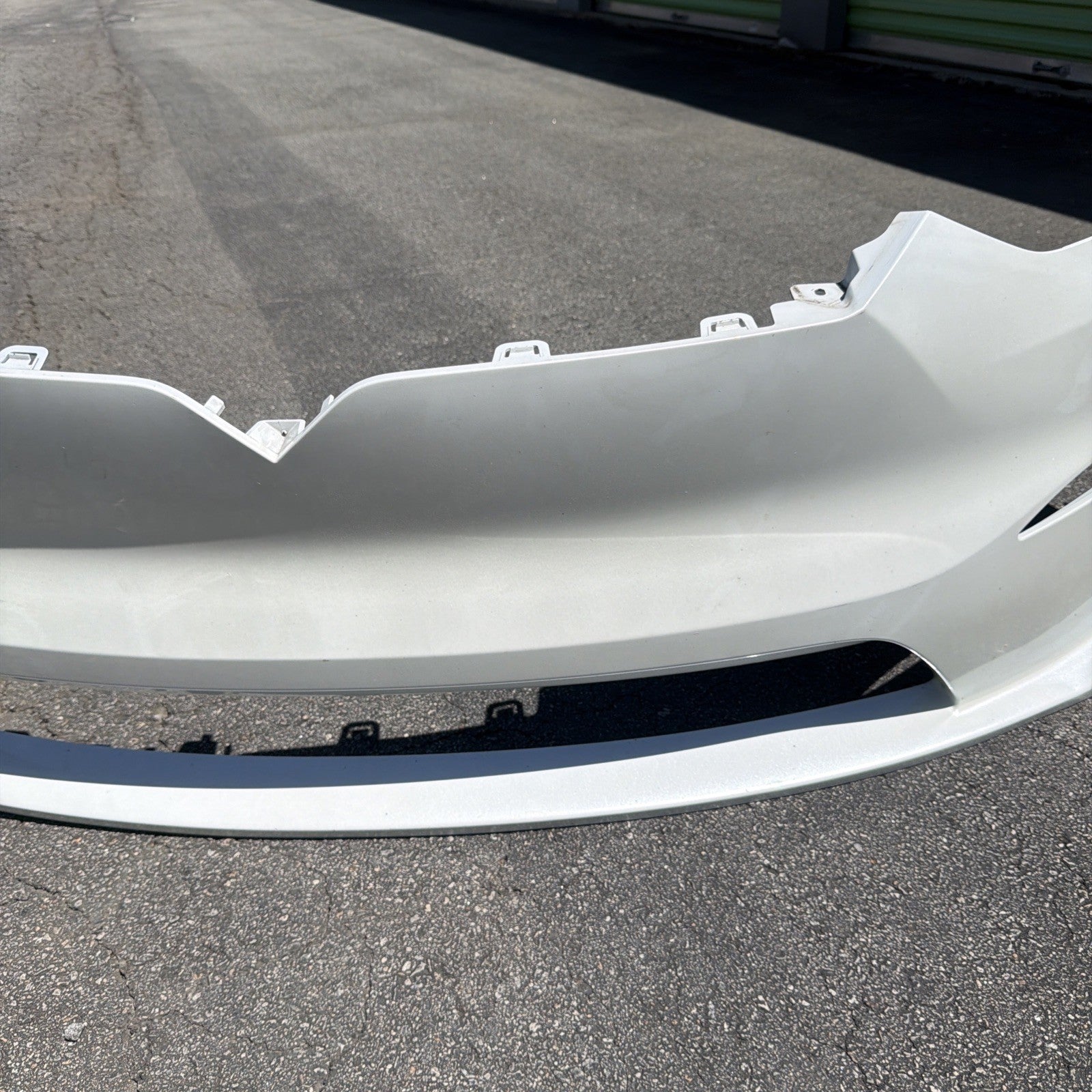 2021-2025 Tesla Model X Front Bumper Cover White WITHOUT Sensor 1588184-S0-B