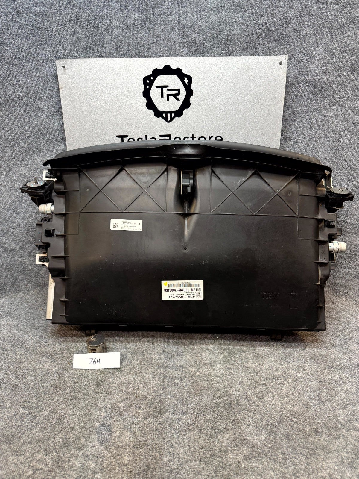 2017 – 2023 TESLA MODEL 3 COOLING RADIATOR W/ GRILLE SHUTTER OEM, 1103545-00-A
