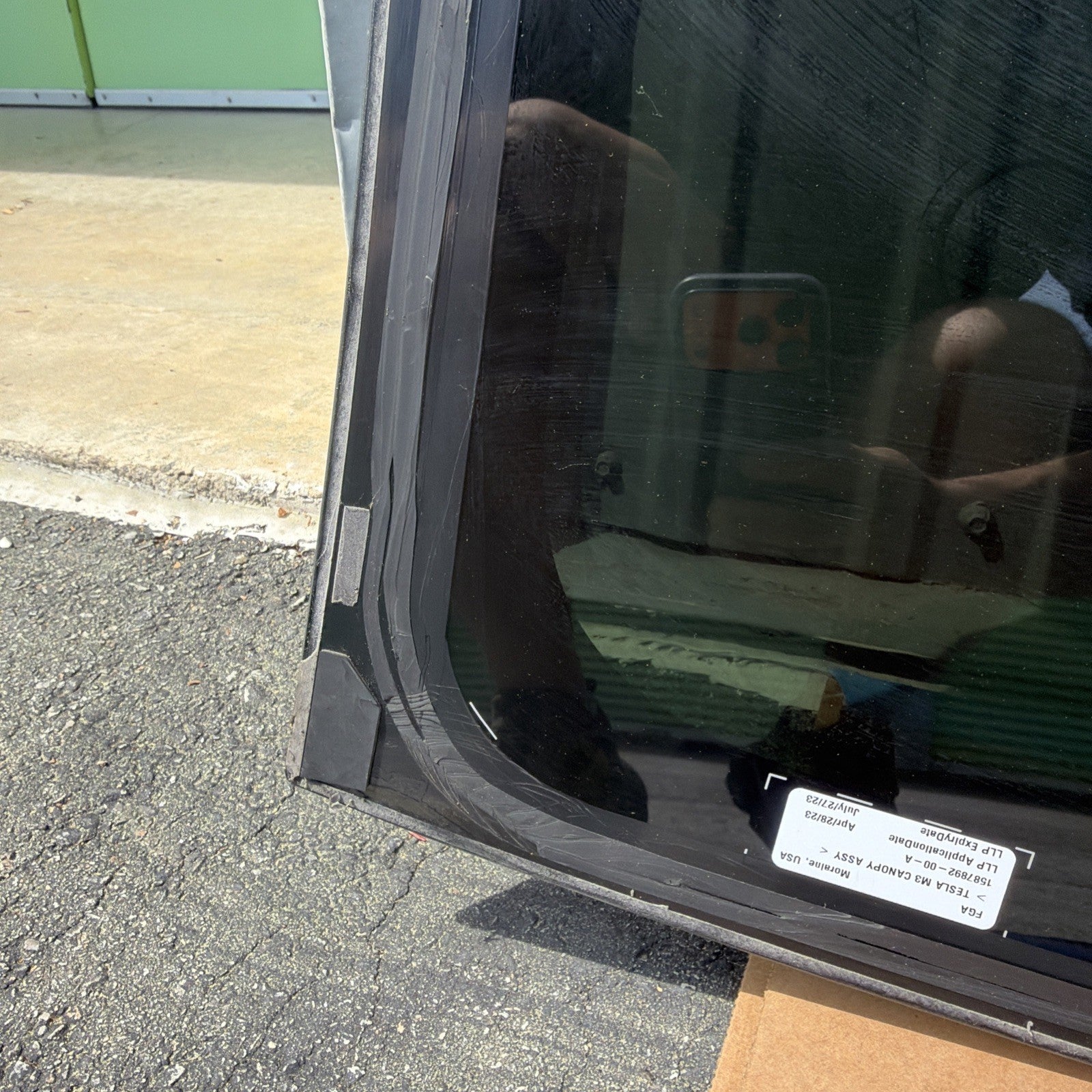 17-23 Tesla Model 3 Middle Panoramic Sunroof TOP Window Glass OEM