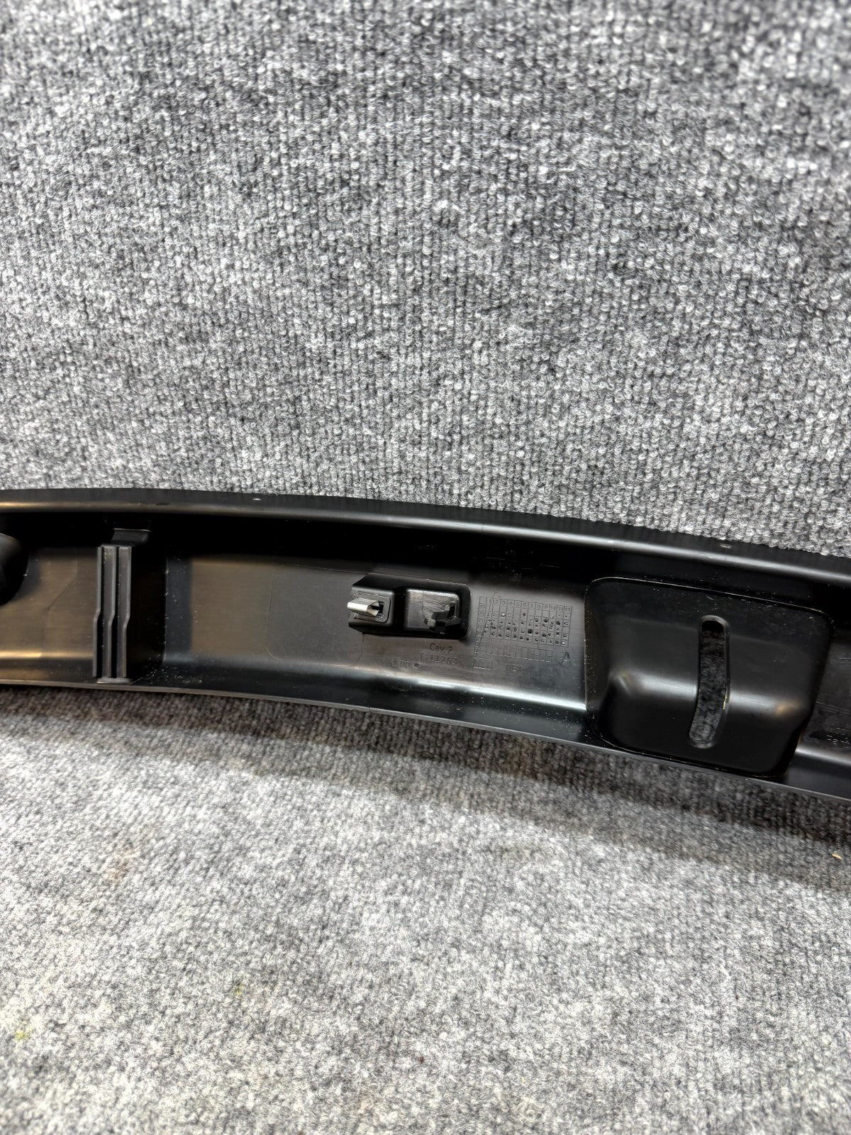 2017-2024 TESLA MODEL 3 Y TRUNK LATCH LOCK SILL SCUFF PLATE TRIM OEM, 149463100C