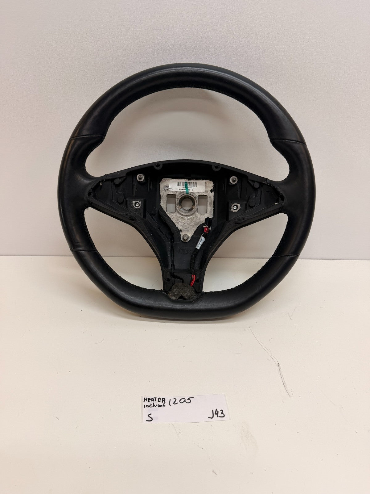 2015-2021 TESLA MODEL S LEATHER HEATED STEERING WHEEL 1036774-00-D