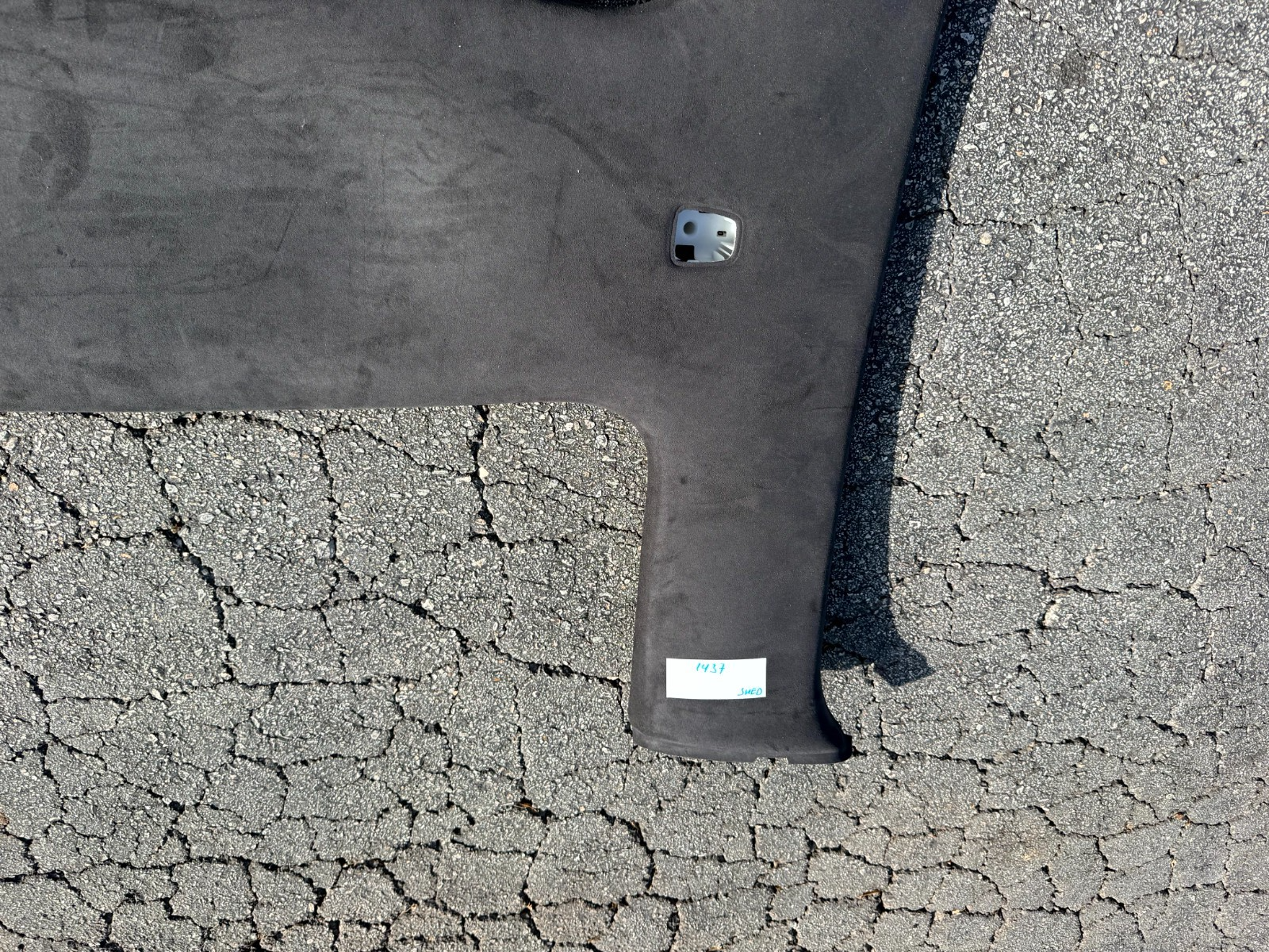 ♦️2016-2020 TESLA MODEL X OVERHEAD HEADLINER CEILING BLACK OEM, 1053921-04-L