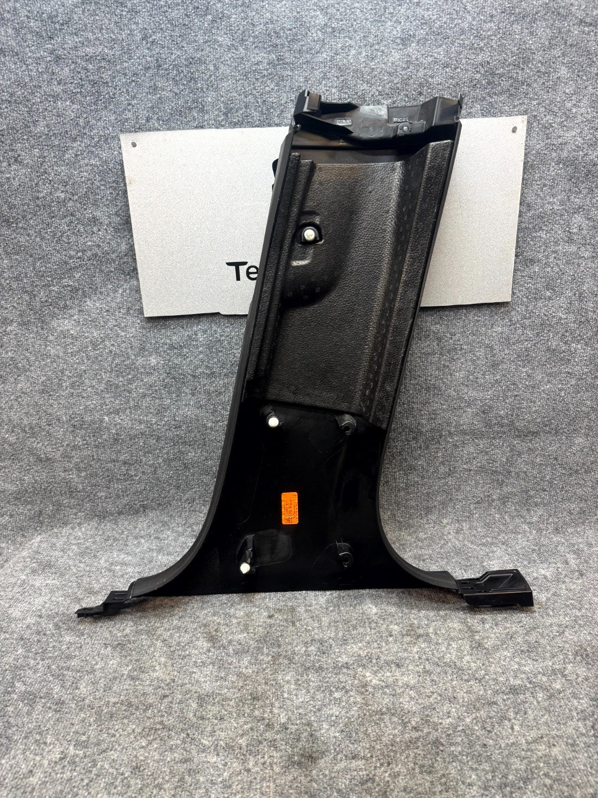20-24 TESLA MODEL Y LEFT SIDE B-PILLAR LOWER COVER TRIM PANEL OEM, 1494623-00-F