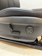 2016-2020 Tesla Model S Front Passenger Side Seat Black Cloth / Leather Right