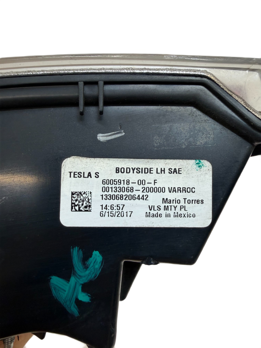 2012-2020 Tesla Model S Rear Left Taillight LED Outer Tail Lamp 6005918-00-F